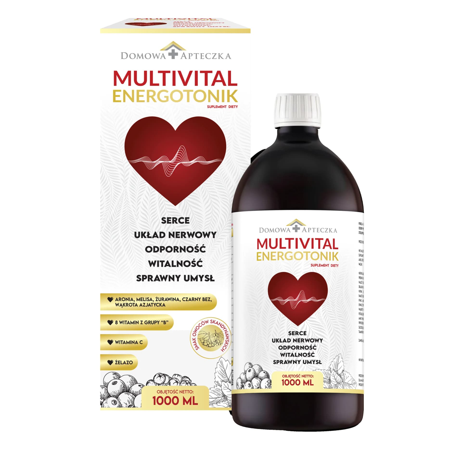 Multivital Energotonik płyn 1 l