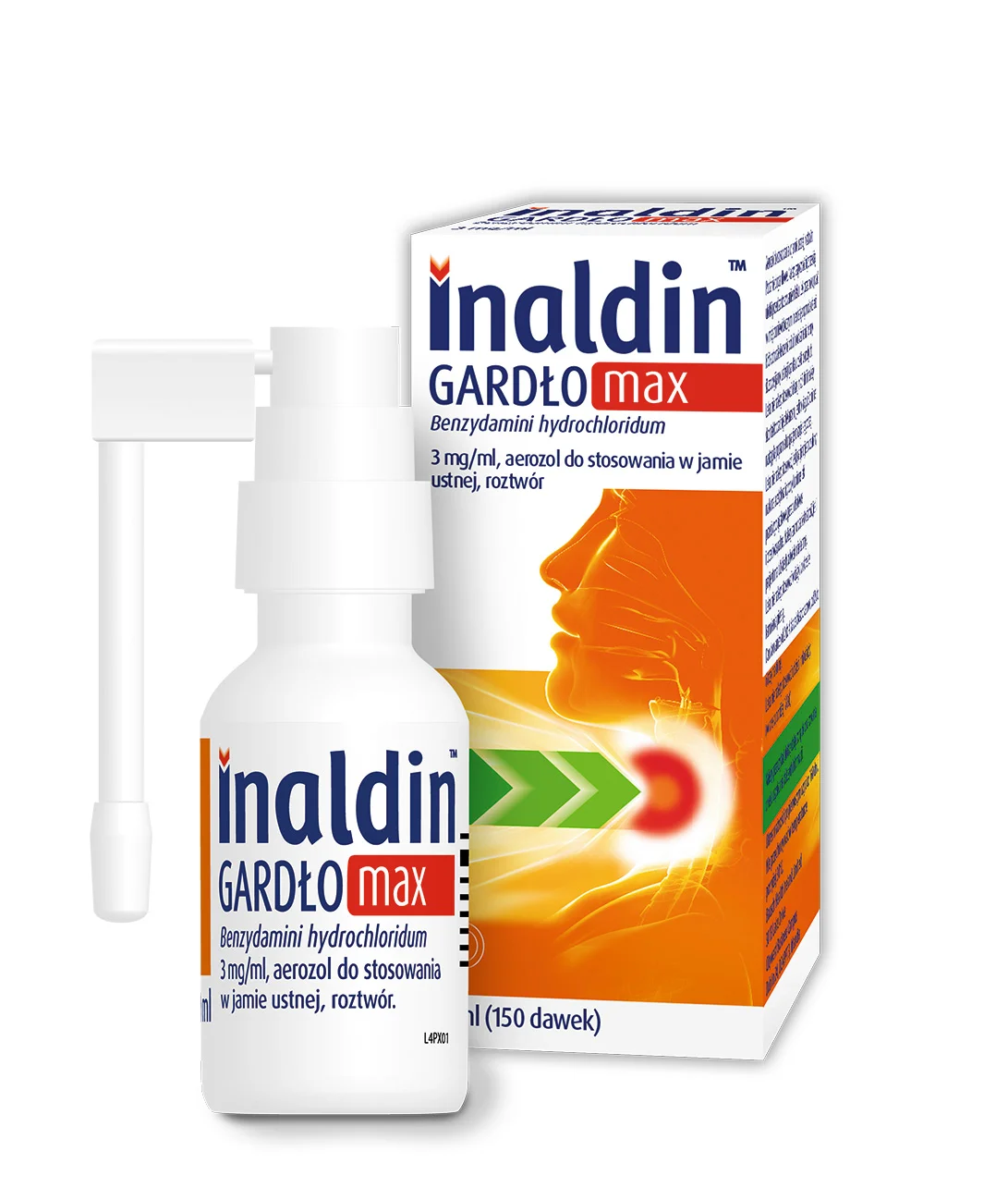 Inaldin Gardło Max 3 mg/ml aerozol 30 ml