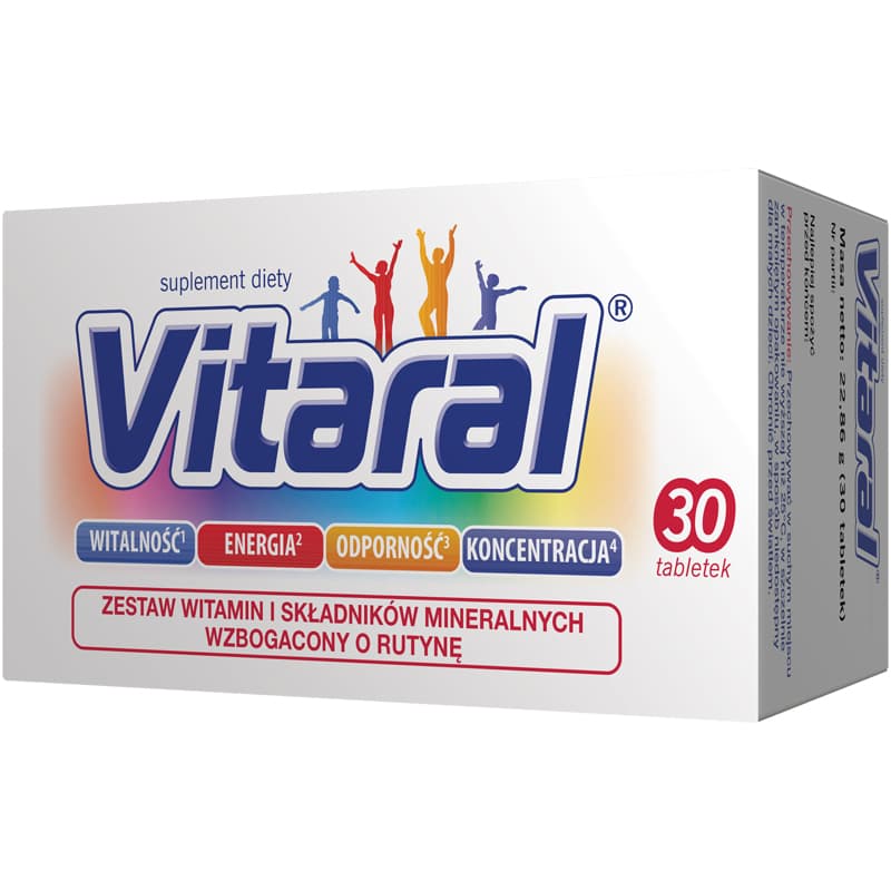 Vitaral 30 tabletek drażowanych