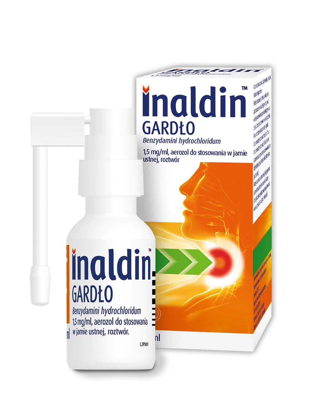 Inaldin Gardło 1,5 mg/ml aerozol 30 ml
