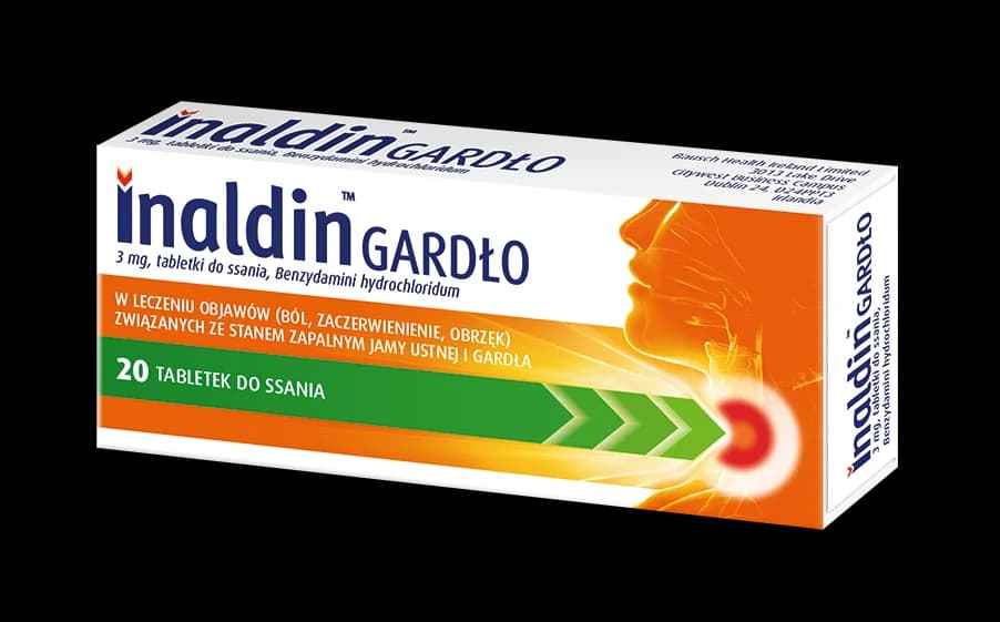 Inaldin Gardło 3 mg 20 tabletek do ssania