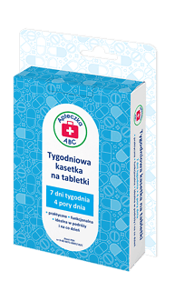 Apteczka ABC kasetka tygodniowa 4 pory dnia