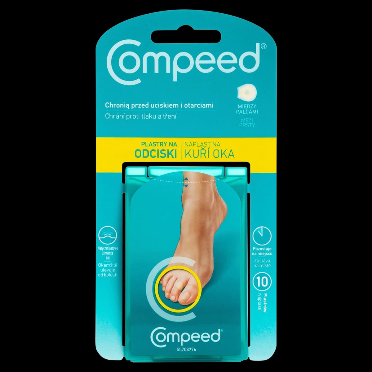 Compeed plastry na odciski między palcami 10 sztuk