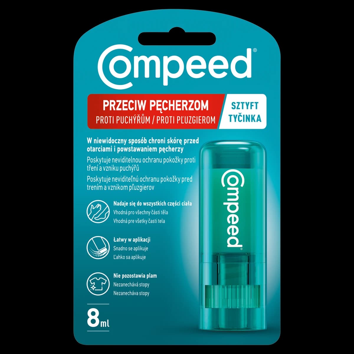 Compeed sztyft przeciw pęcherzom 8 ml