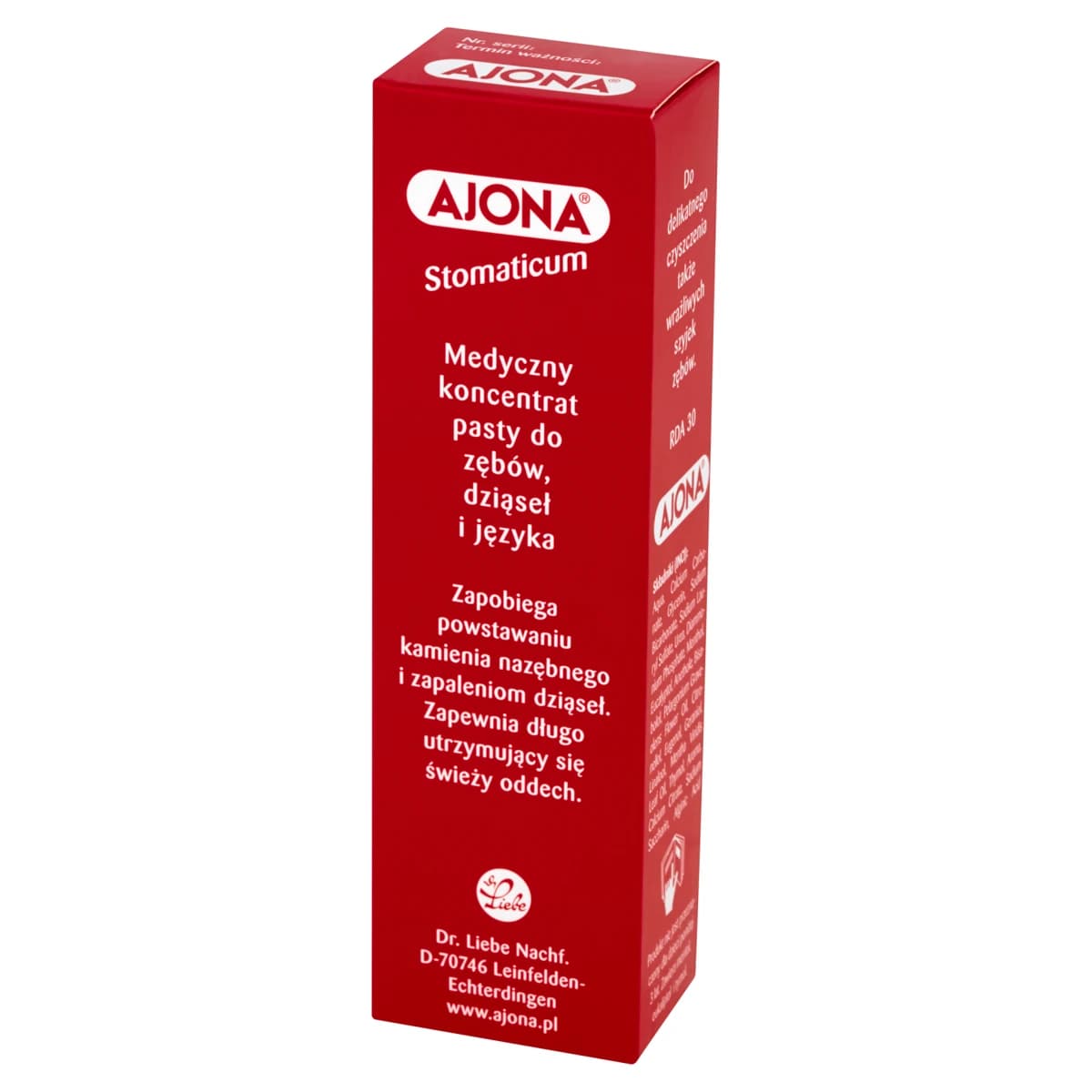Ajona Stomaticum koncentrat pasty do zębów 25 ml
