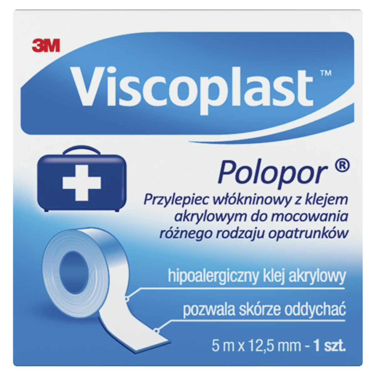 Viscoplast Polopor 5 m x 12,5 mm 1 szt.
