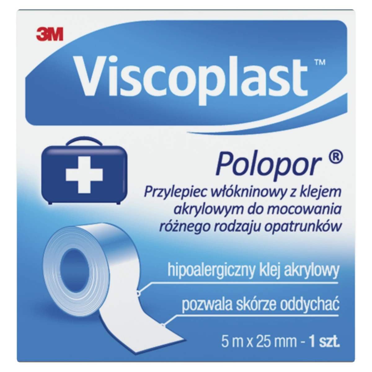 Viscoplast Przylepiec 5 m x 25 mm