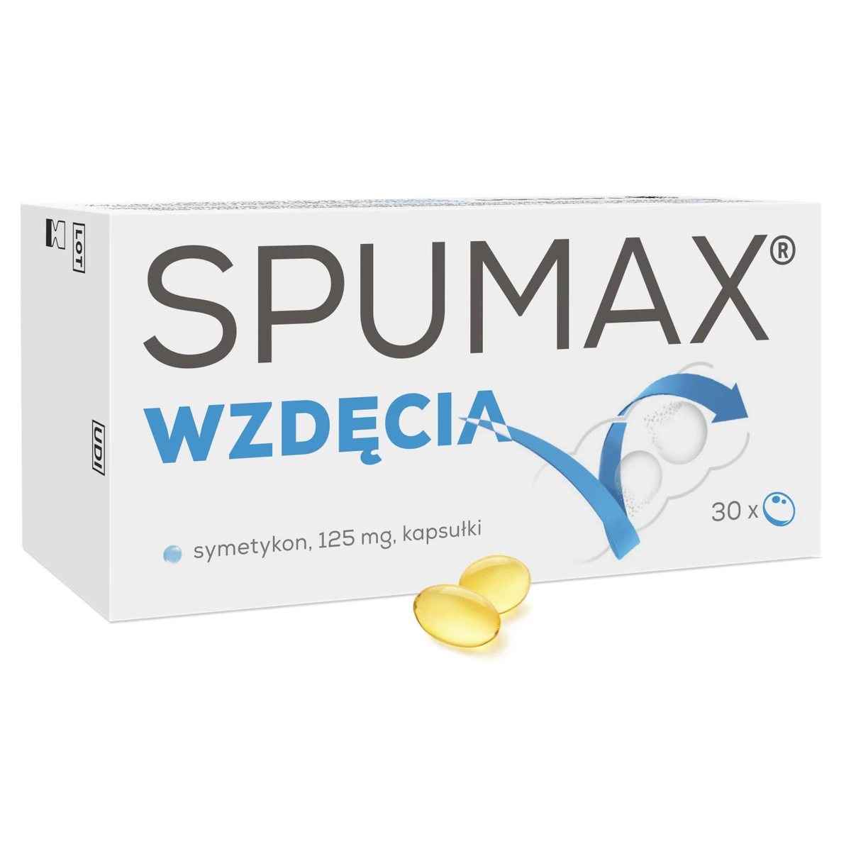 Spumax Wzdęcia 125 mg 30 kapsułek
