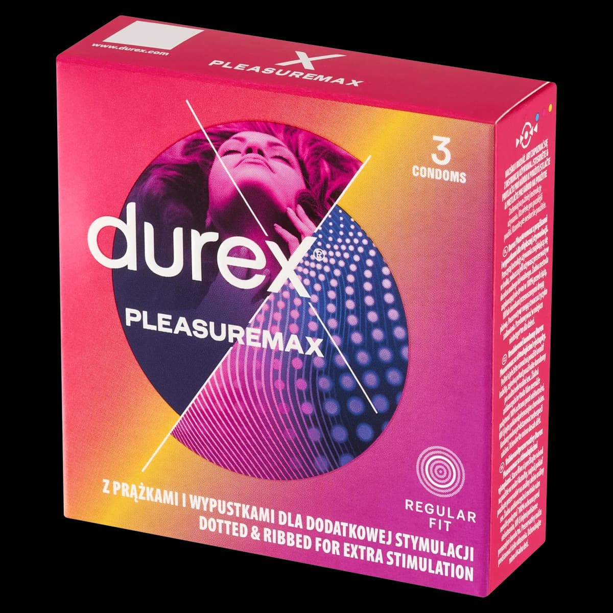 Durex Pleasuremax prezerwatywy 3 sztuki