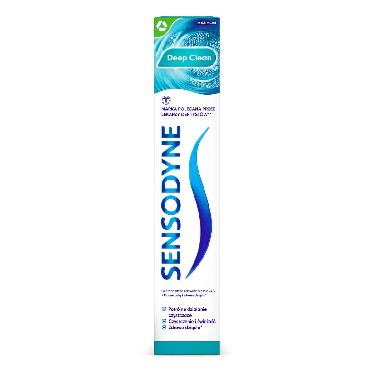 Sensodyne Deep Clean Pasta do zębów z fluorkiem 75 ml