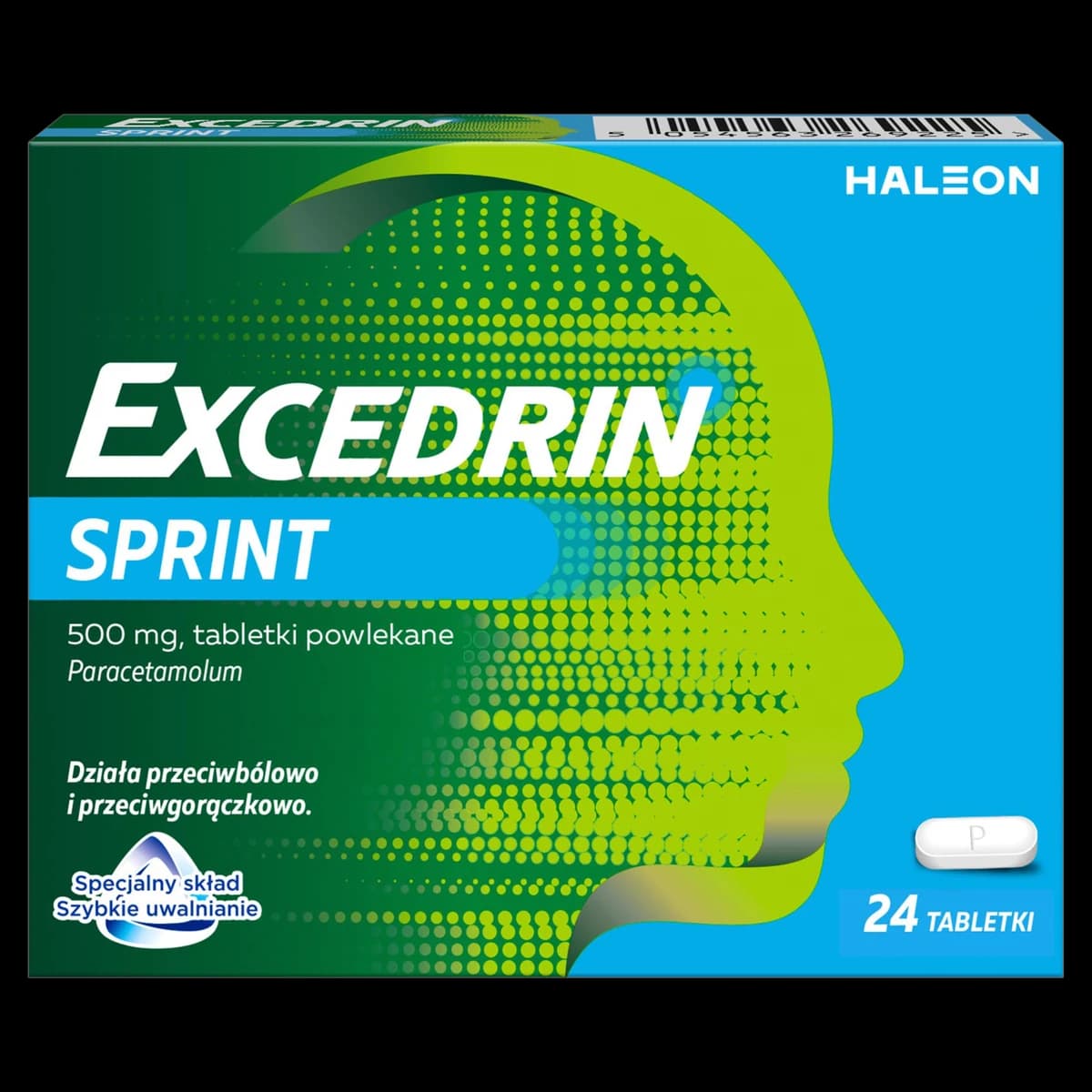 Excedrin Sprint 500 mg 24 tabletek