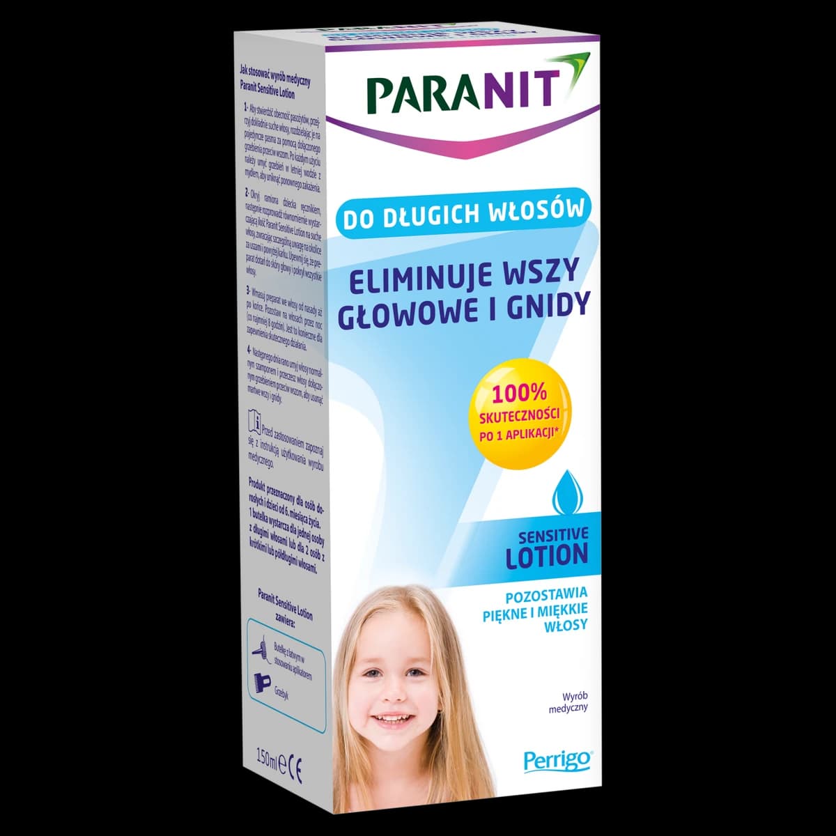Paranit Sensitive Lotion do długich włosów 150 ml