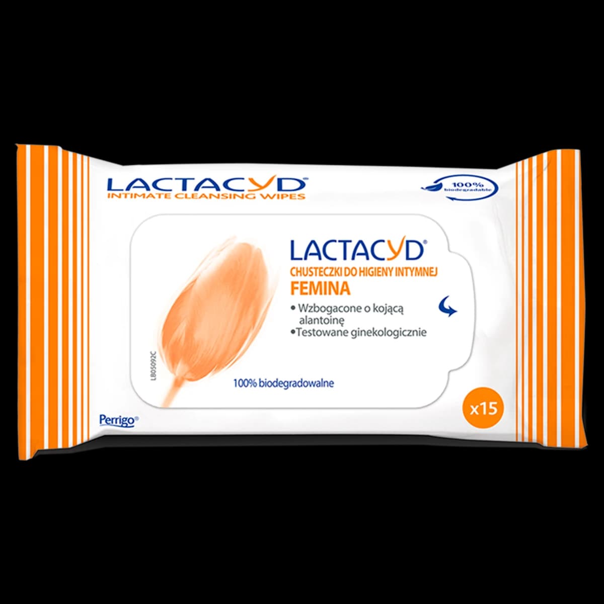 Lactacyd Femina chusteczki do higieny intymnej 15 sztuk