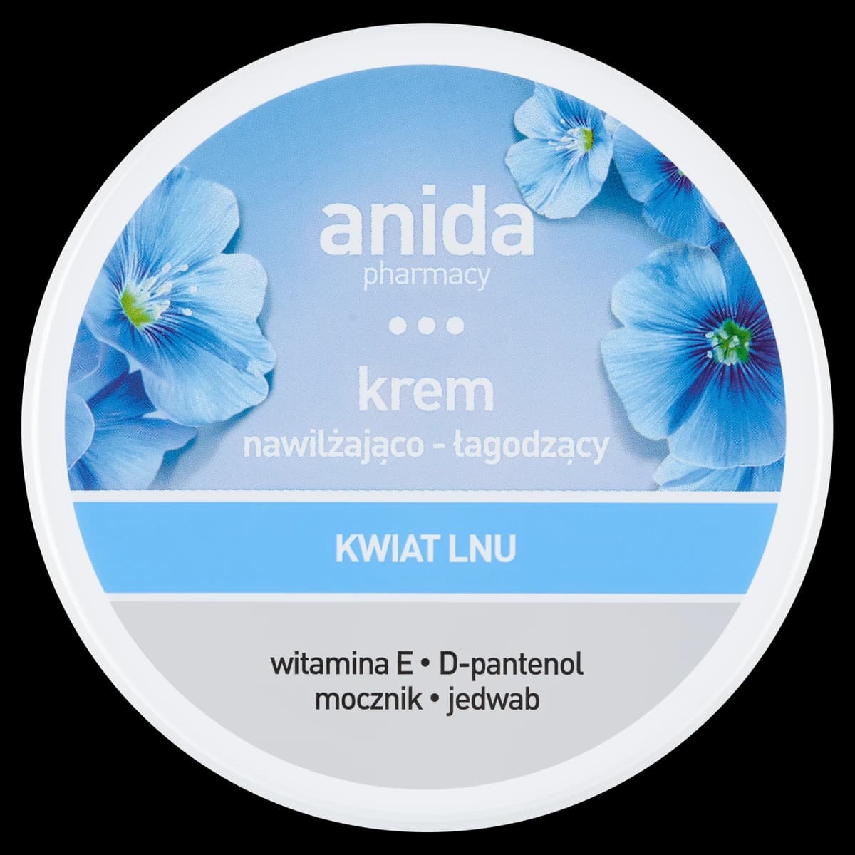 Anida Pharmacy krem nawilżająco-łagodzący kwiat lnu 125 ml