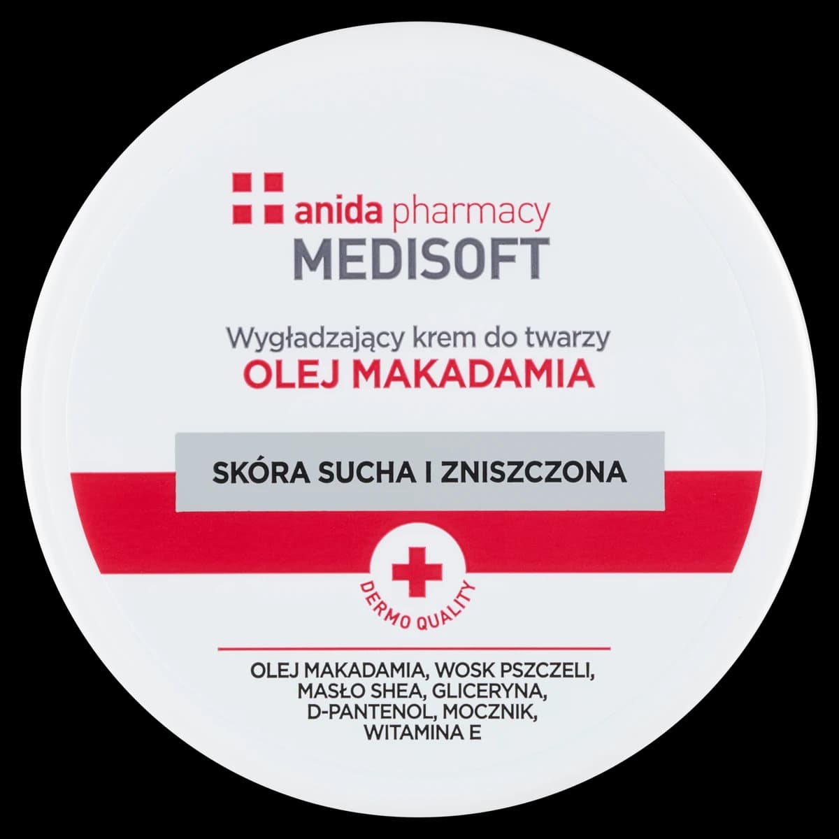 Anida Pharmacy Medisoft Wygładzający krem do twarzy olej makadamia 100 ml