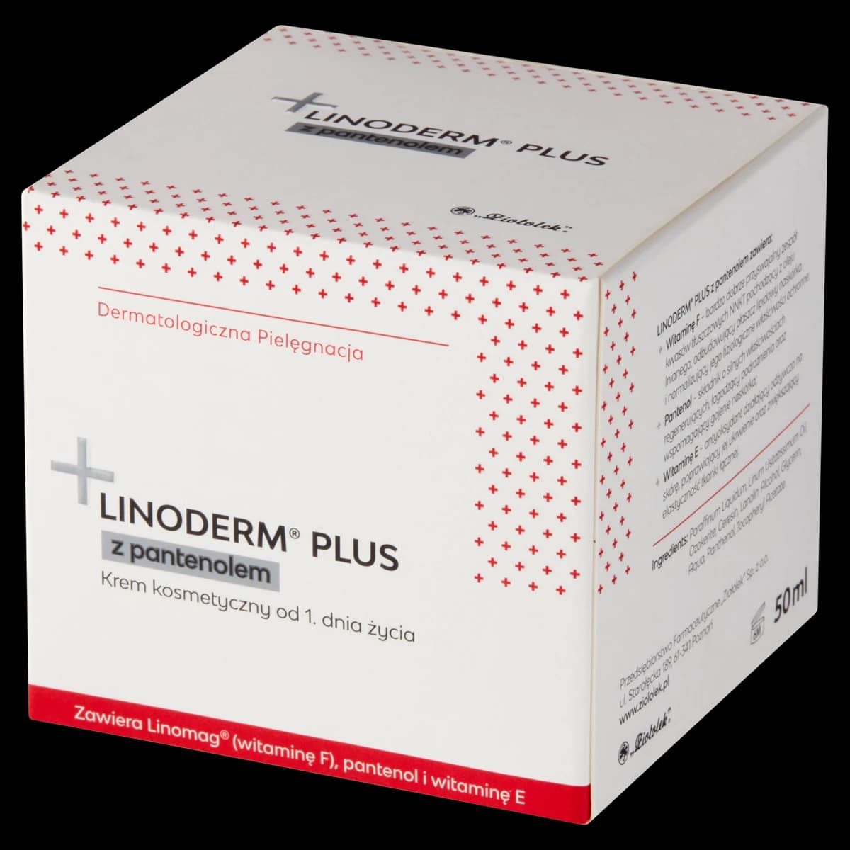 Linoderm Plus z pantenolem krem kosmetyczny od 1. dnia życia 50 ml