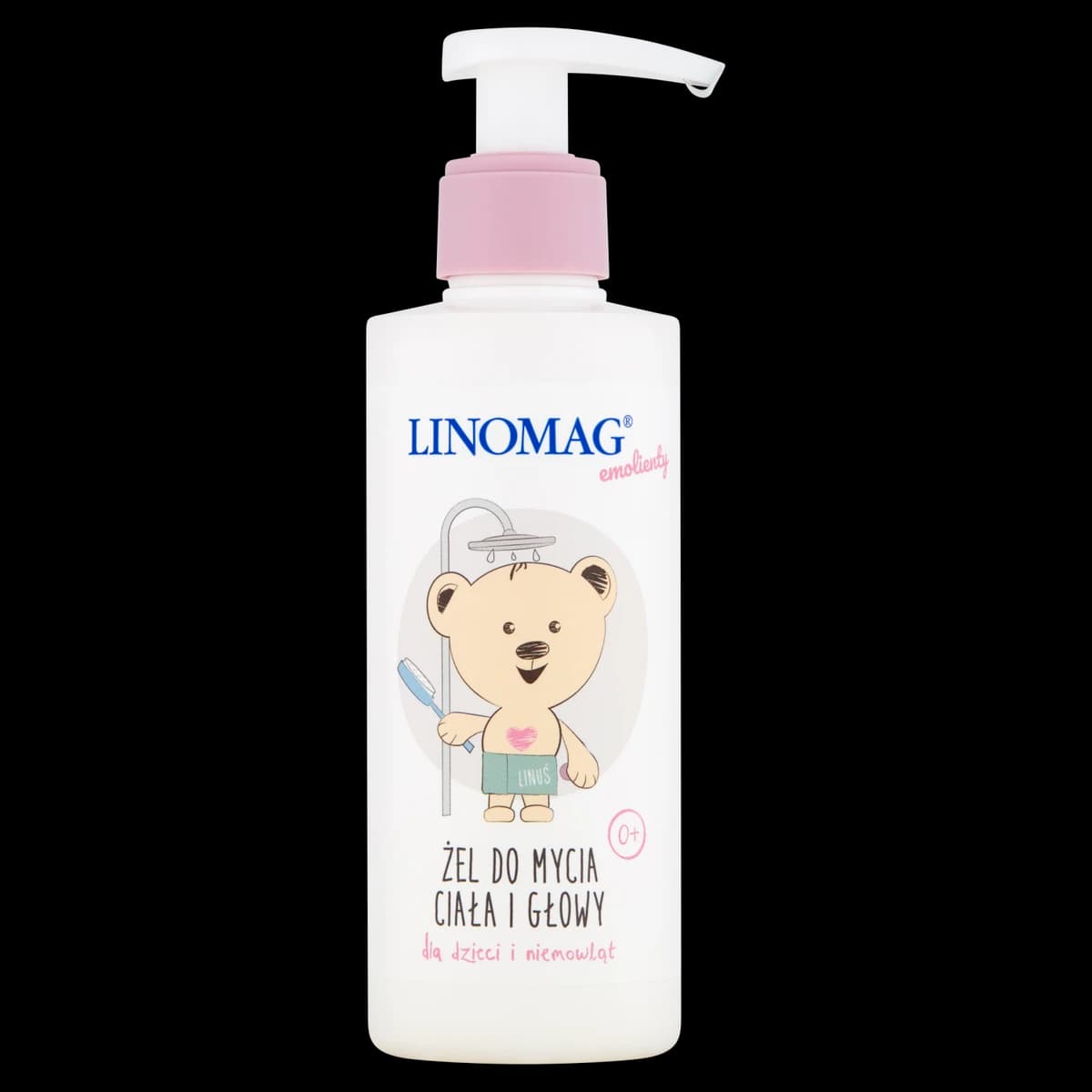 Linomag Emolienty żel do mycia ciała i głowy dla dzieci i niemowląt 200 ml