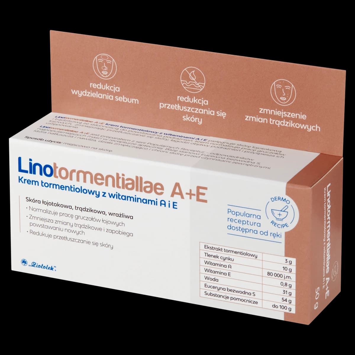 Linotormentiallae A+E krem tormentiolowy z witaminami A i E 50 g
