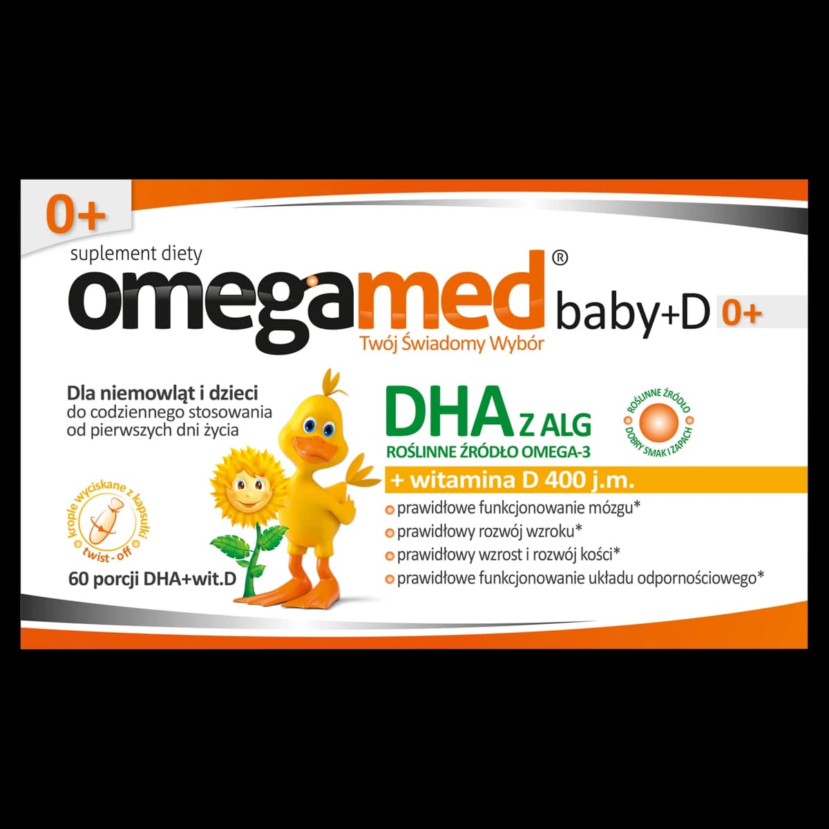 Omegamed Baby+D 0+ 60 kapsułek
