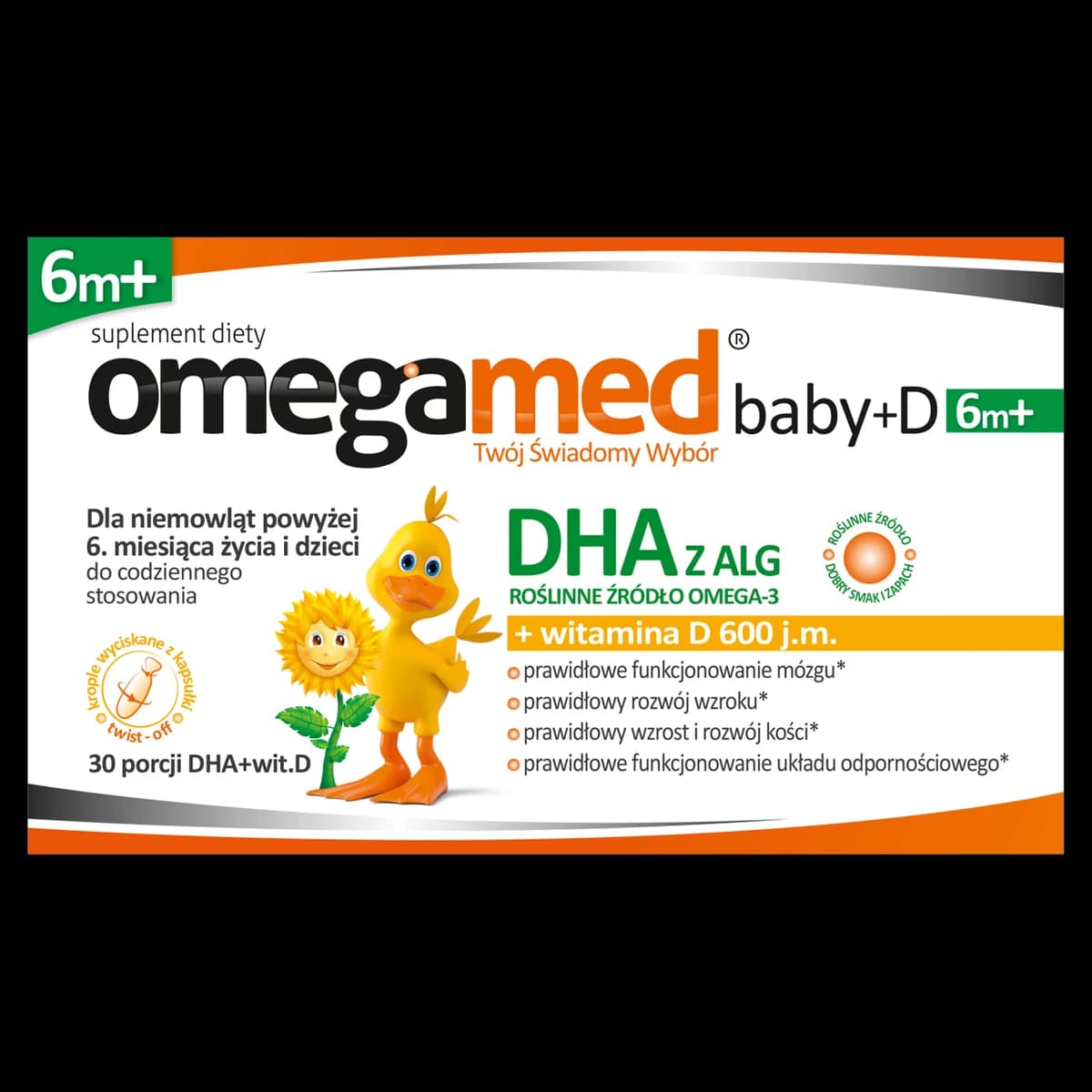 Omegamed Baby+D 6m+ 30 kapsułek