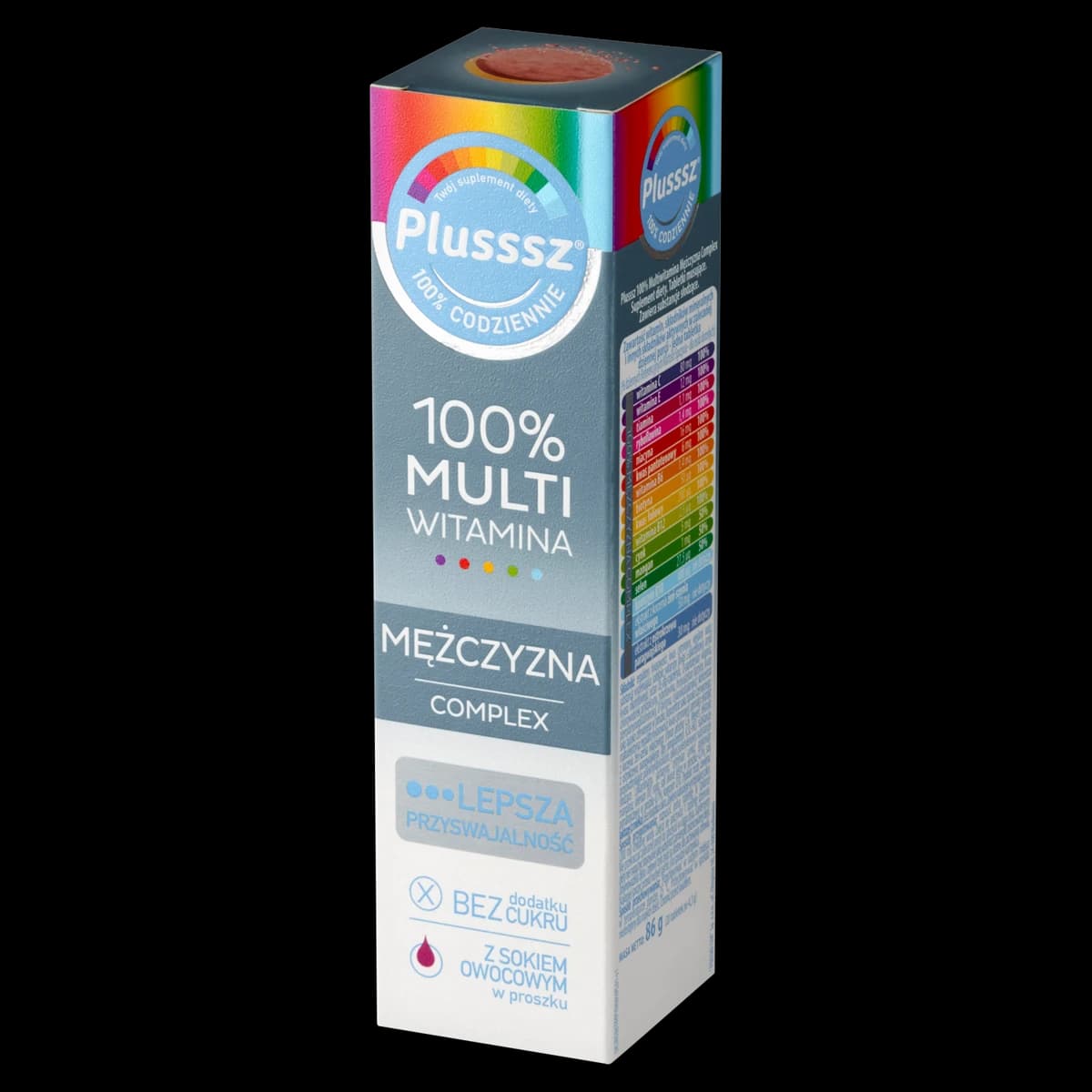Plusssz 100% multiwitamina mężczyzna complex 20 tabl.