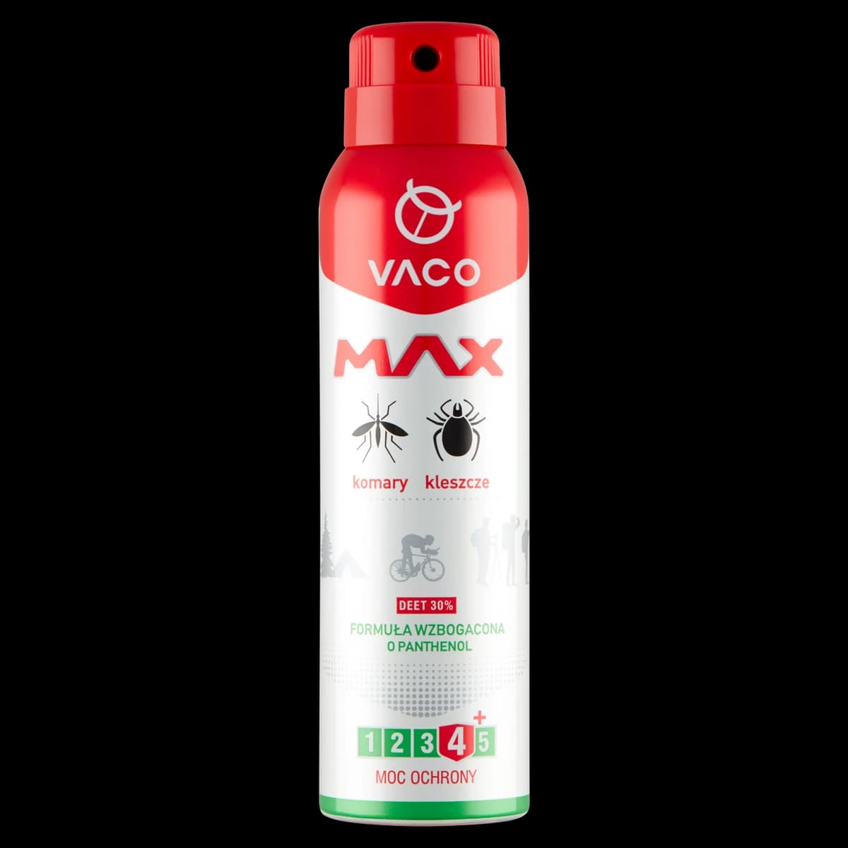 Vaco Max spray na kleszcze, komary i meszki 30% DEET 100 ml