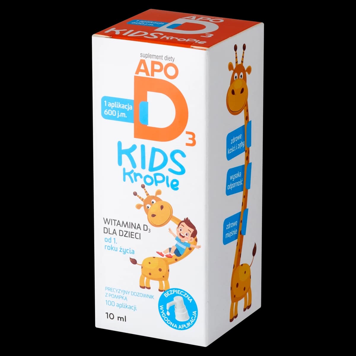 ApoD3 Kids krople doustne 10 ml (100 daw.)