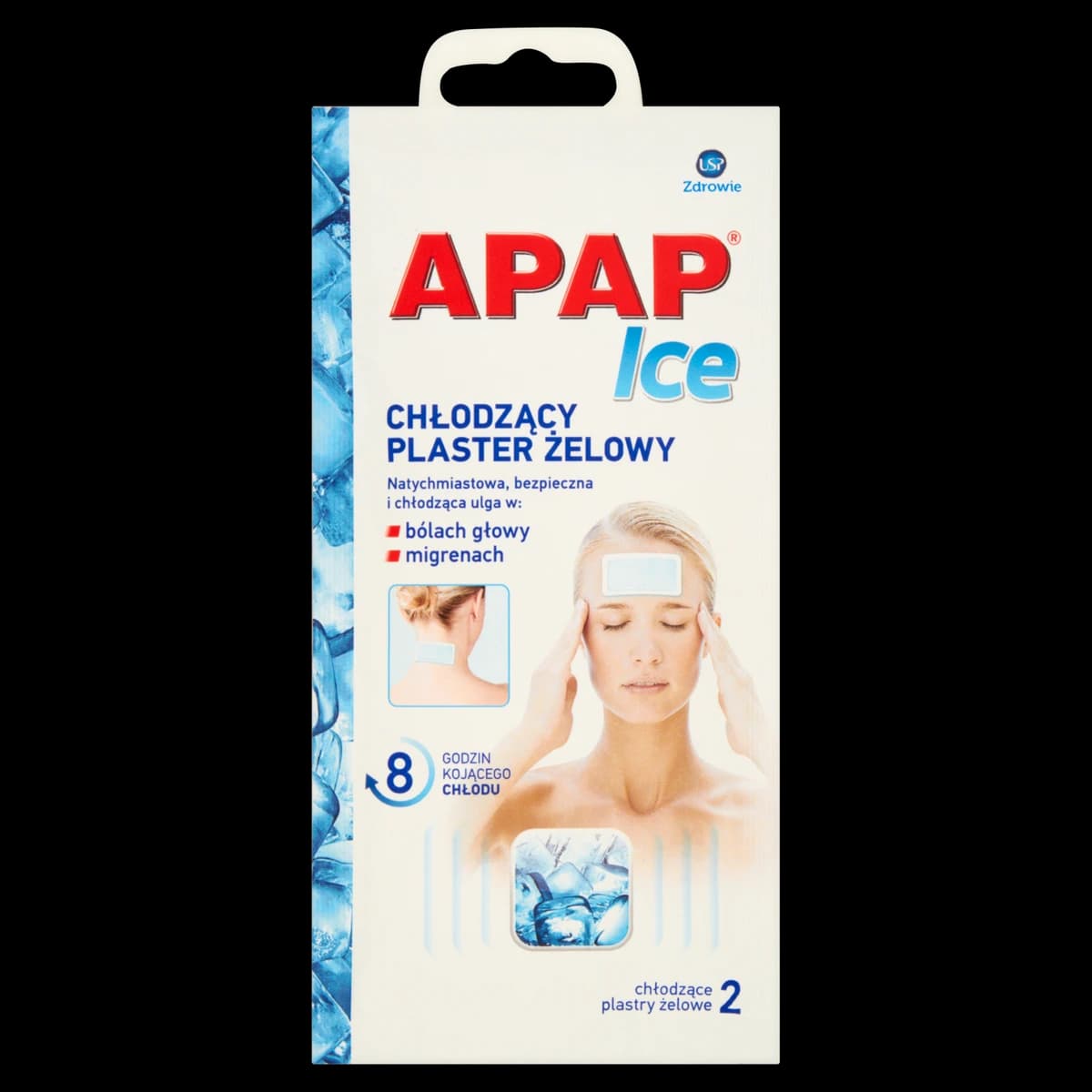 APAP Ice plaster chłodzący hydrożelowy 2 sztuki