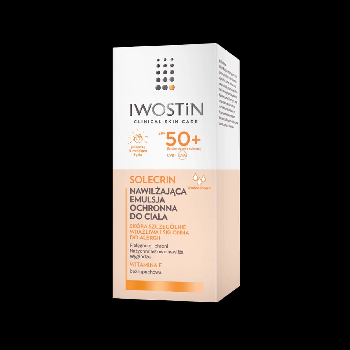 Iwostin Solecrin nawilżająca emulsja ochronna do ciała SPF 50+ 100 ml