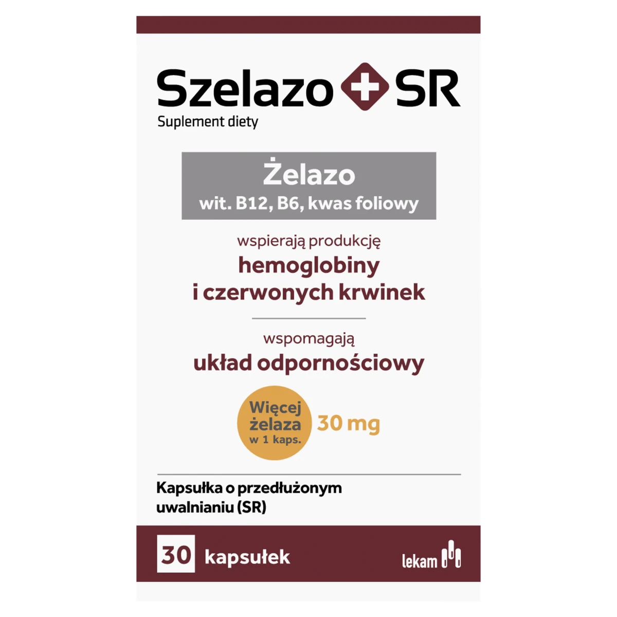 Szelazo+Sr 30 kapsułek o przedłużonym uwalnianiu