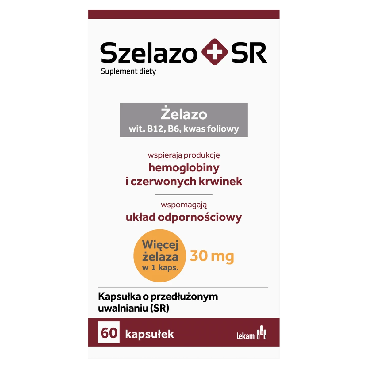 Szelazo+Sr 60 kapsułek o przedłużonym uwalnianiu