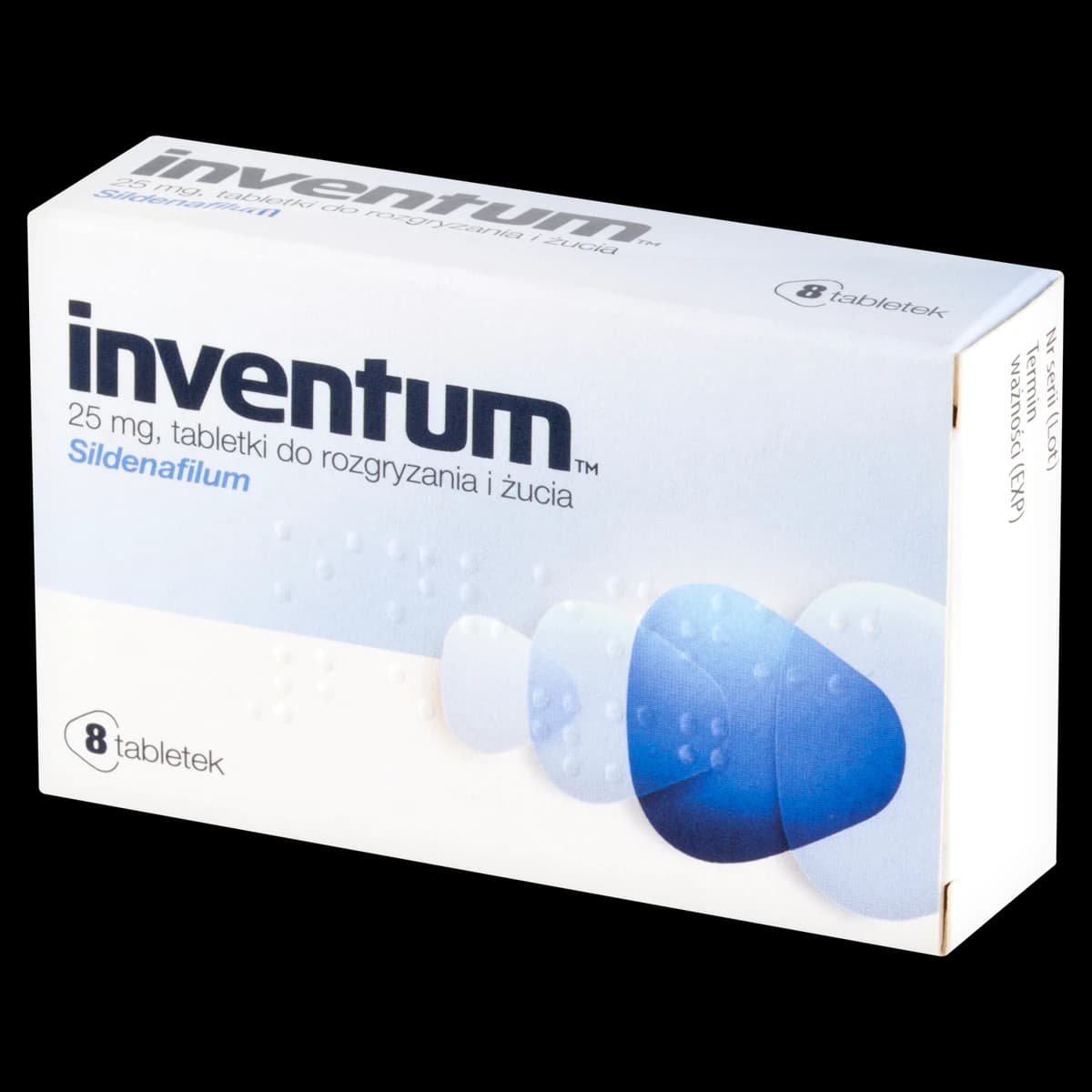 Inventum 25 mg 8 tabletek do rozgryzania i żucia