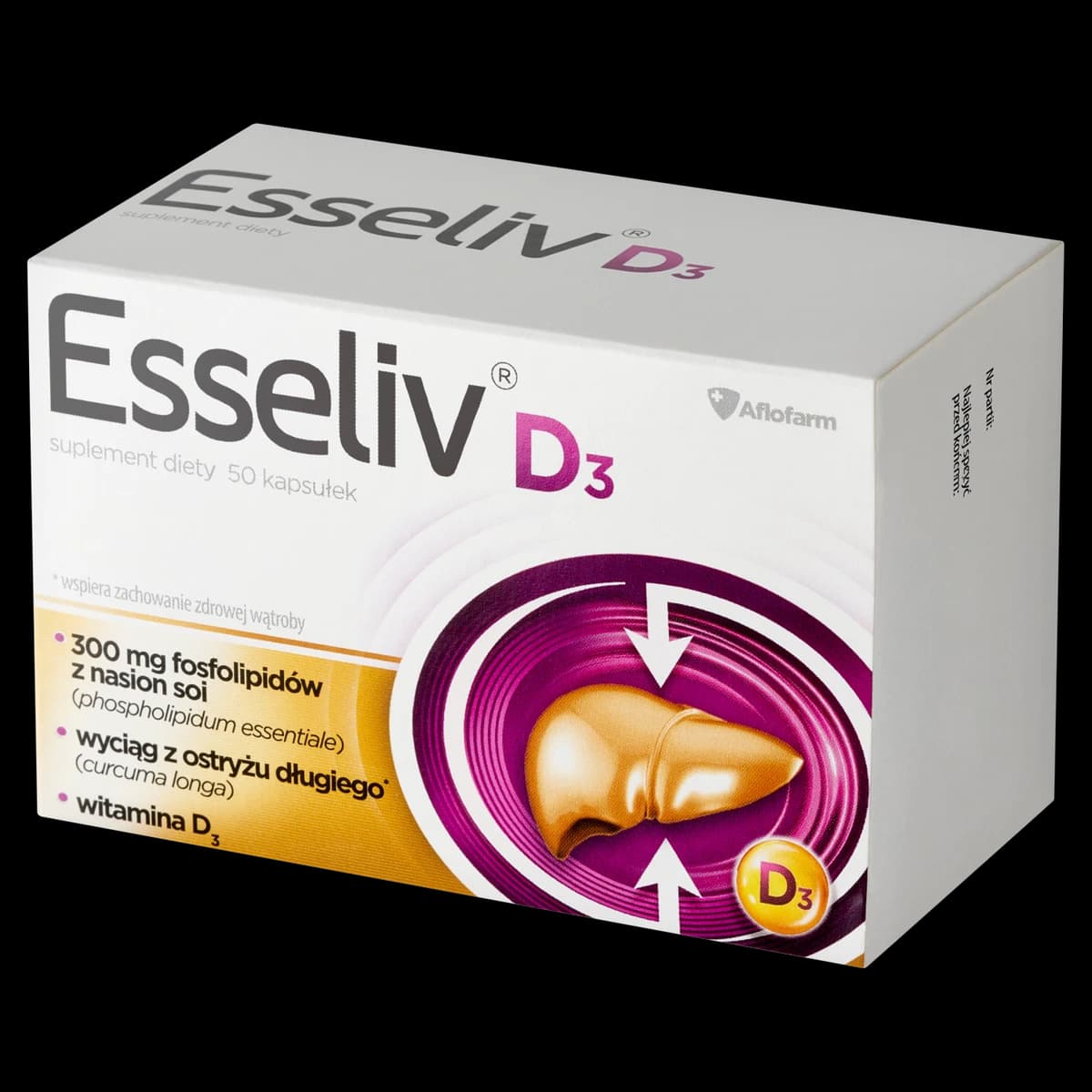 Esseliv D₃ na wątrobę 50 kapsulek