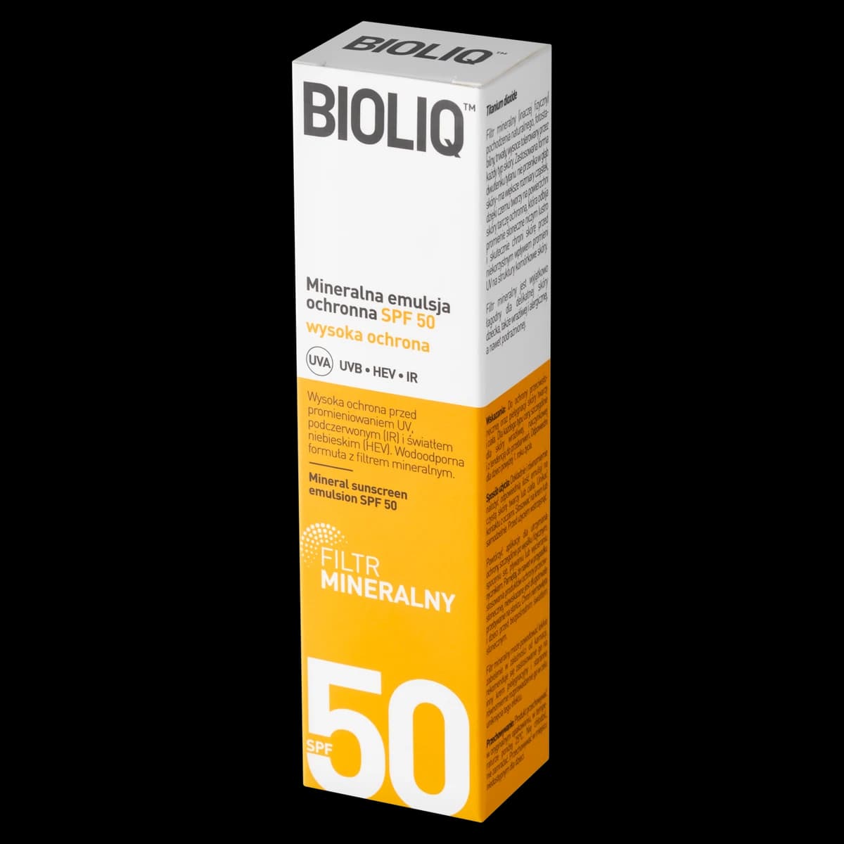 Bioliq mineralna emulsja ochronna SPF 50 30 ml