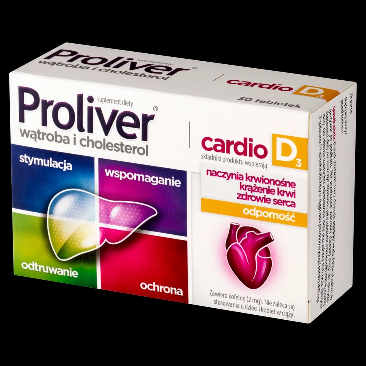 Proliver Cardio D3 30 tabletek