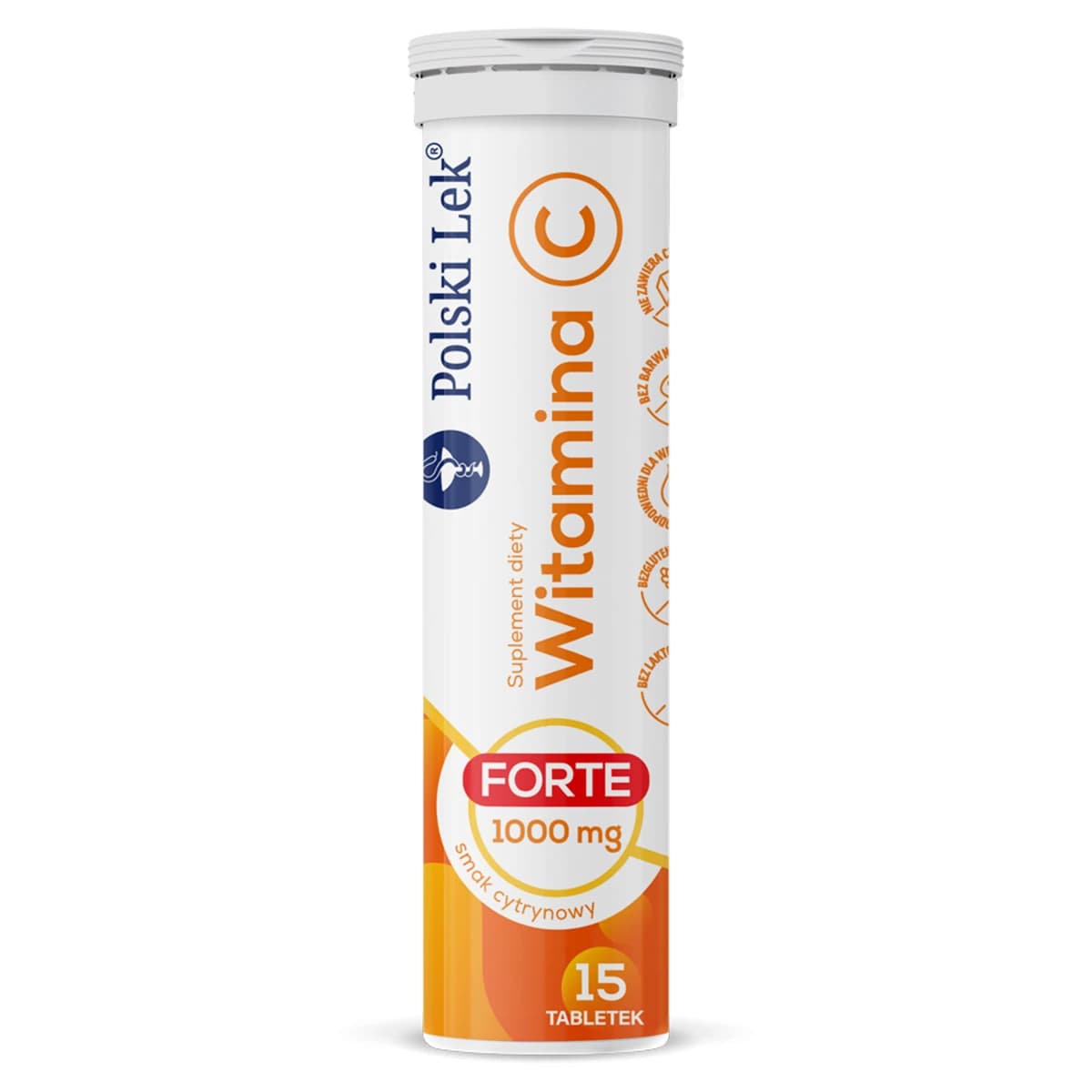 Witamina C forte 1000 mg smak cytrynowy 15 tabl.