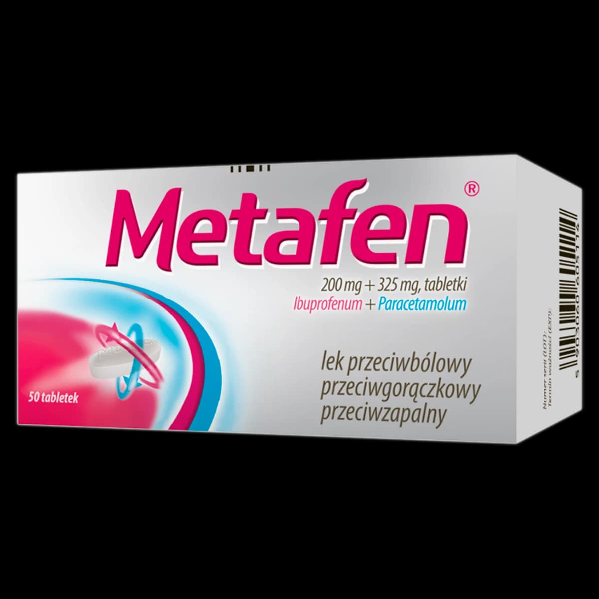 Metafen (200 mg + 325 mg) 50 tabletek