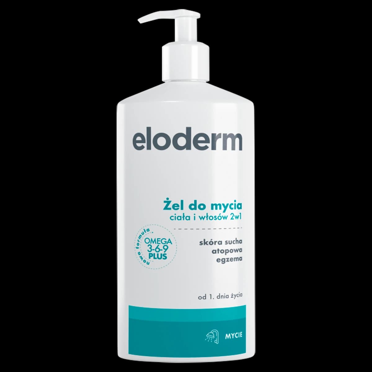 Eloderm Żel do mycia ciała i włosów 2w1 400 ml