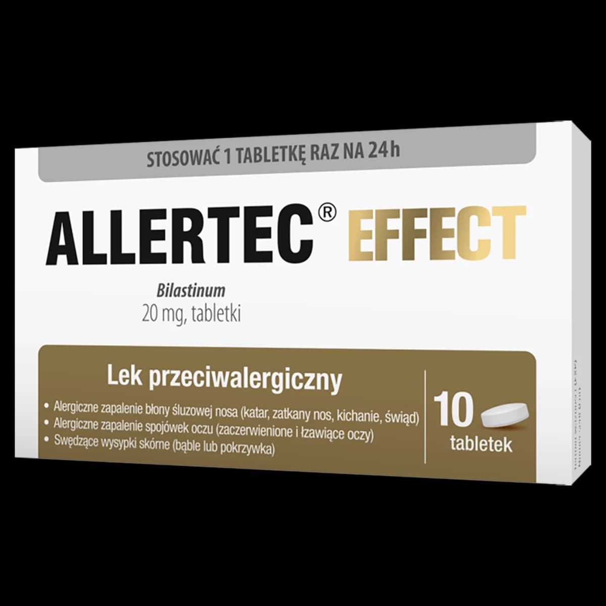 Allertec Effect 20 mg 10 tabletek