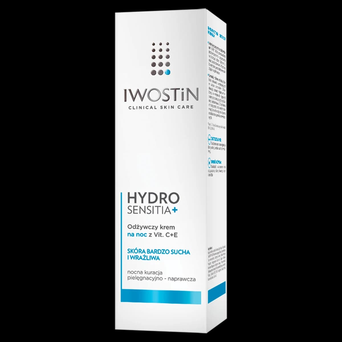 Iwostin Hydro Sensitia+ odżywczy krem na noc z Vit. C+E 50 ml