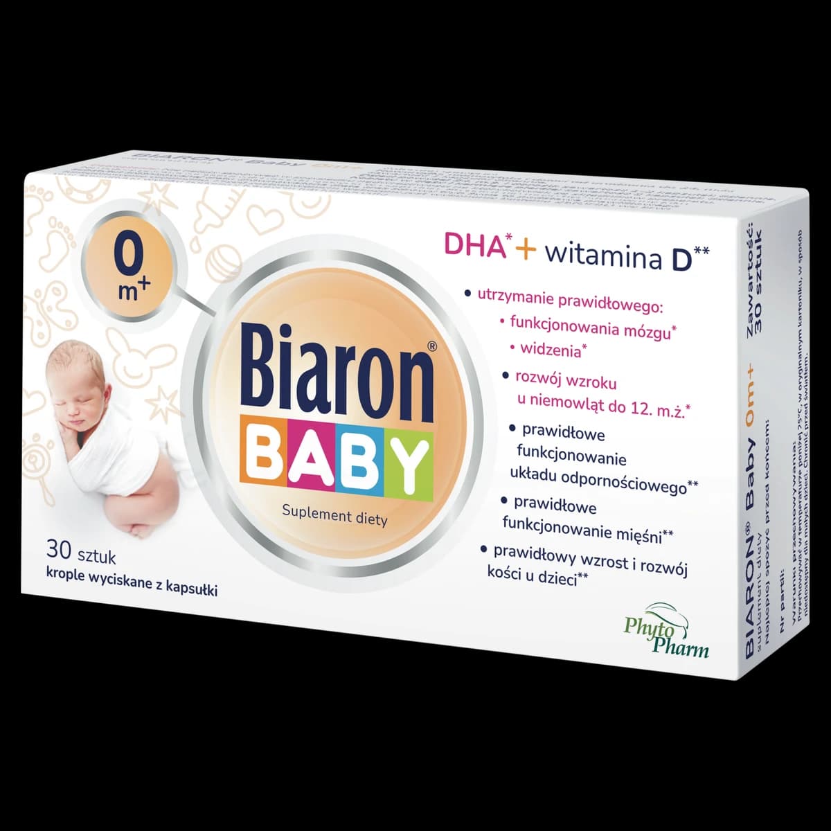 Biaron Baby 0 m+ 30 kapsułek twistoff