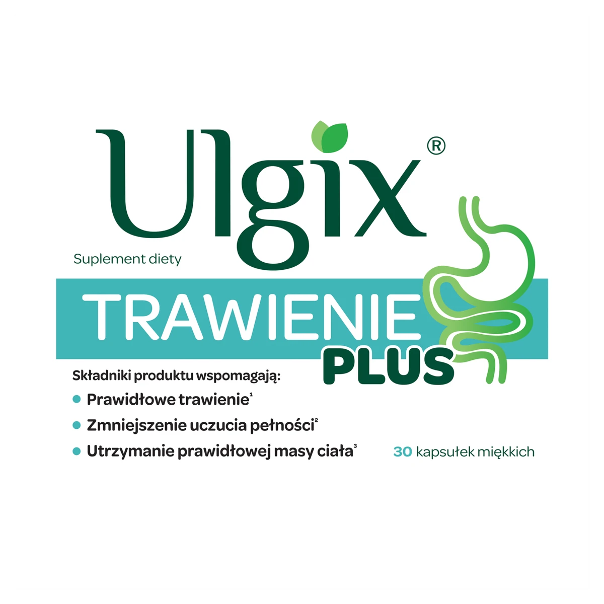 Ulgix Trawienie Plus 30 kapsułek