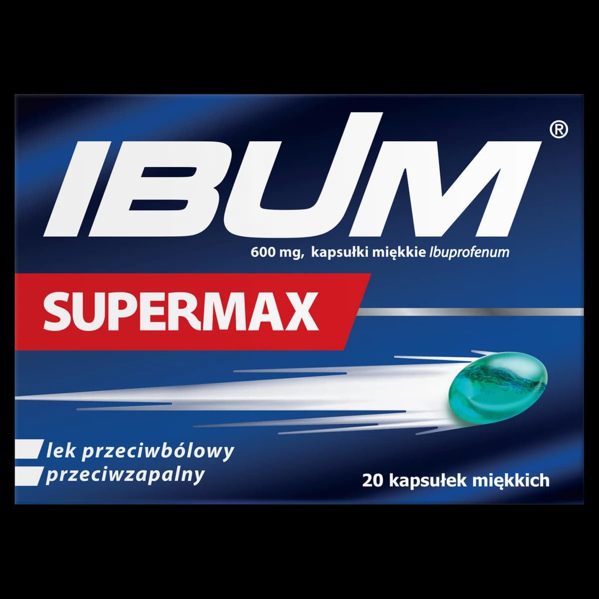 Ibum Supermax 600 mg 20 kapsułek miękkich