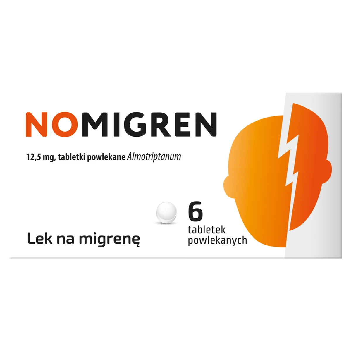 Nomigren 12,5 mg 6 tabletek powlekanych