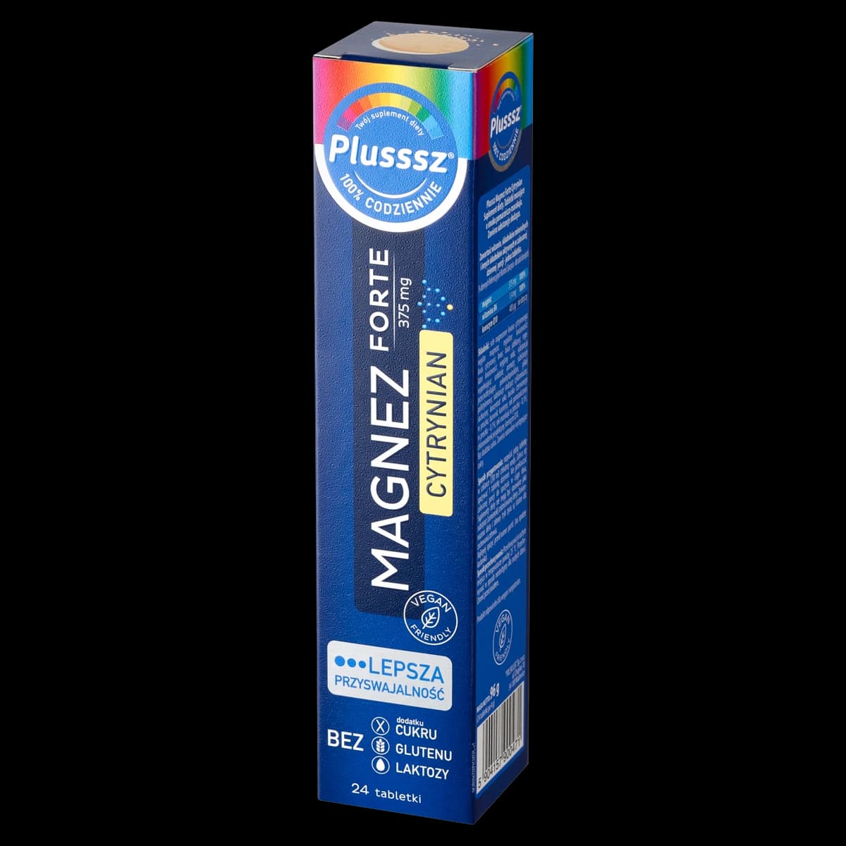 Plusssz Magnez forte 375 mg cytrynian 24 tabl.