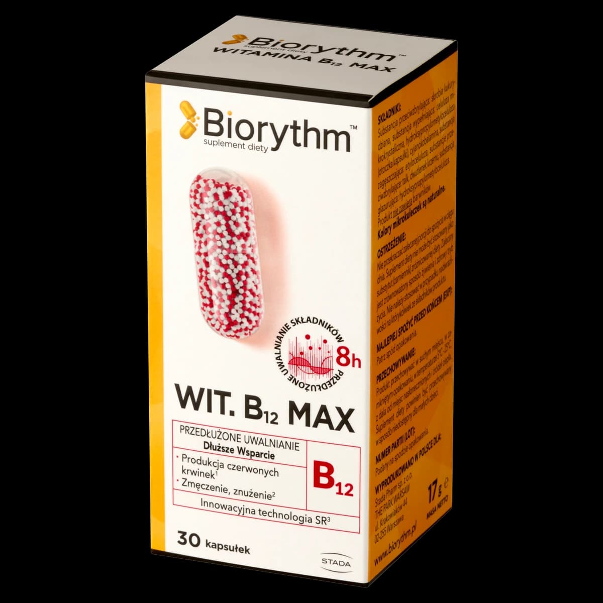 Biorythm witamina B12 max 30 kapsułek