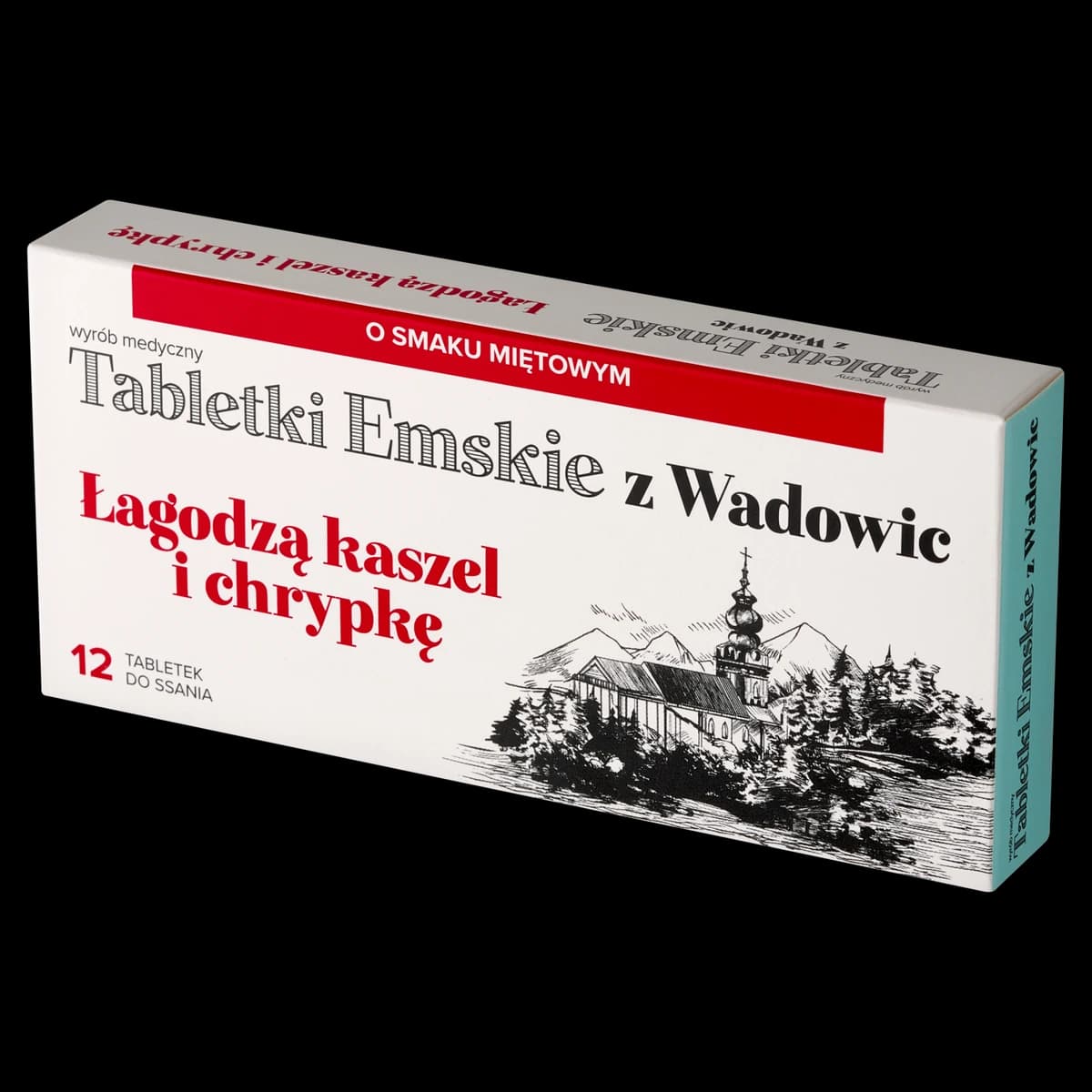 Tabletki Emskie z Wadowic tabletki do ssania o smaku miętowym 12 tabletek