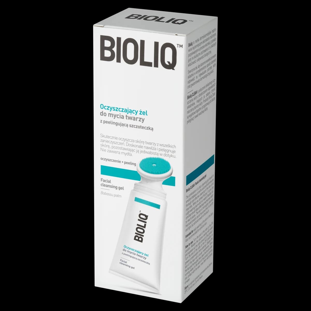 Bioliq oczyszczający żel do mycia twarzy z peelingującą szczoteczką 125 ml