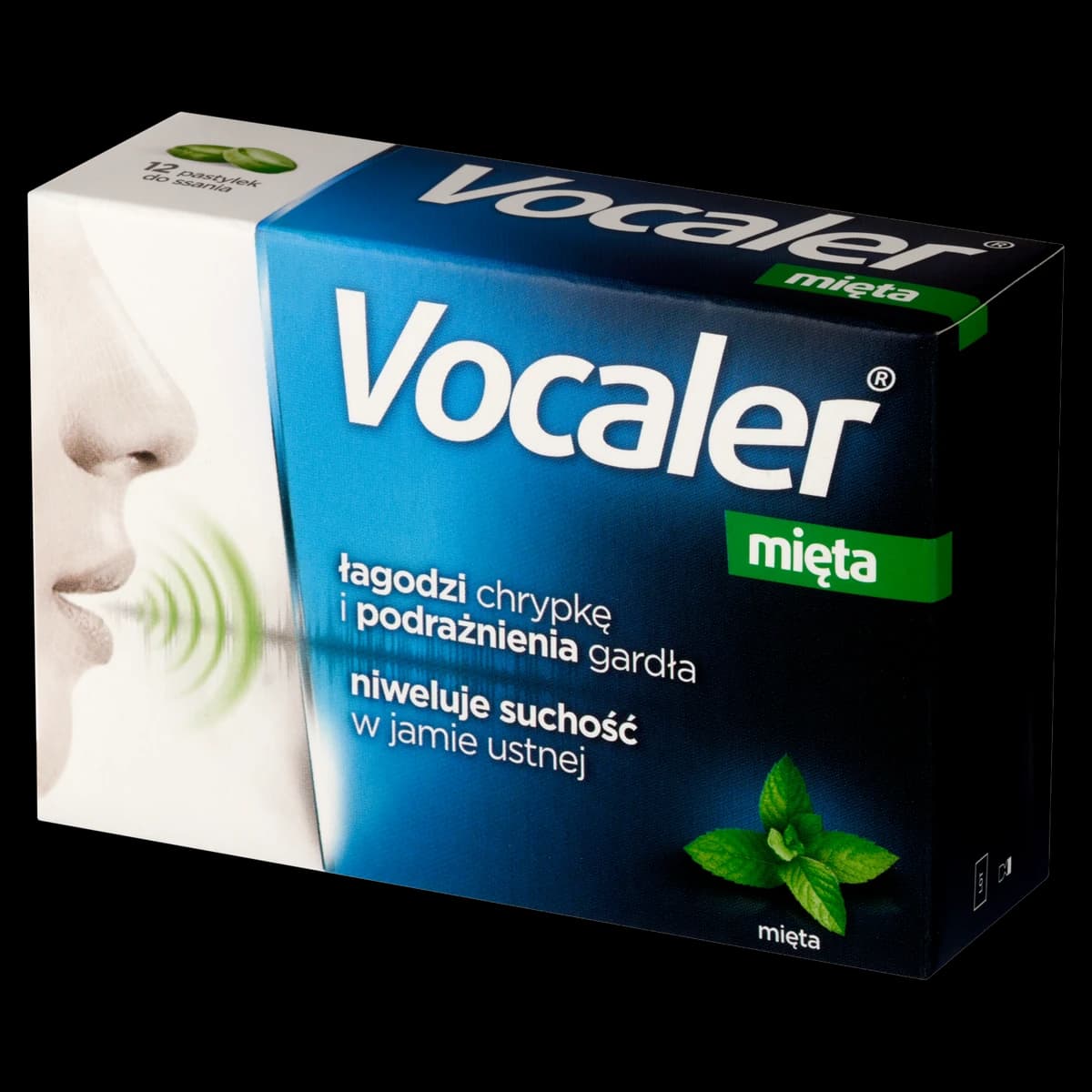 Vocaler o smaku miętowym 12 pastylek