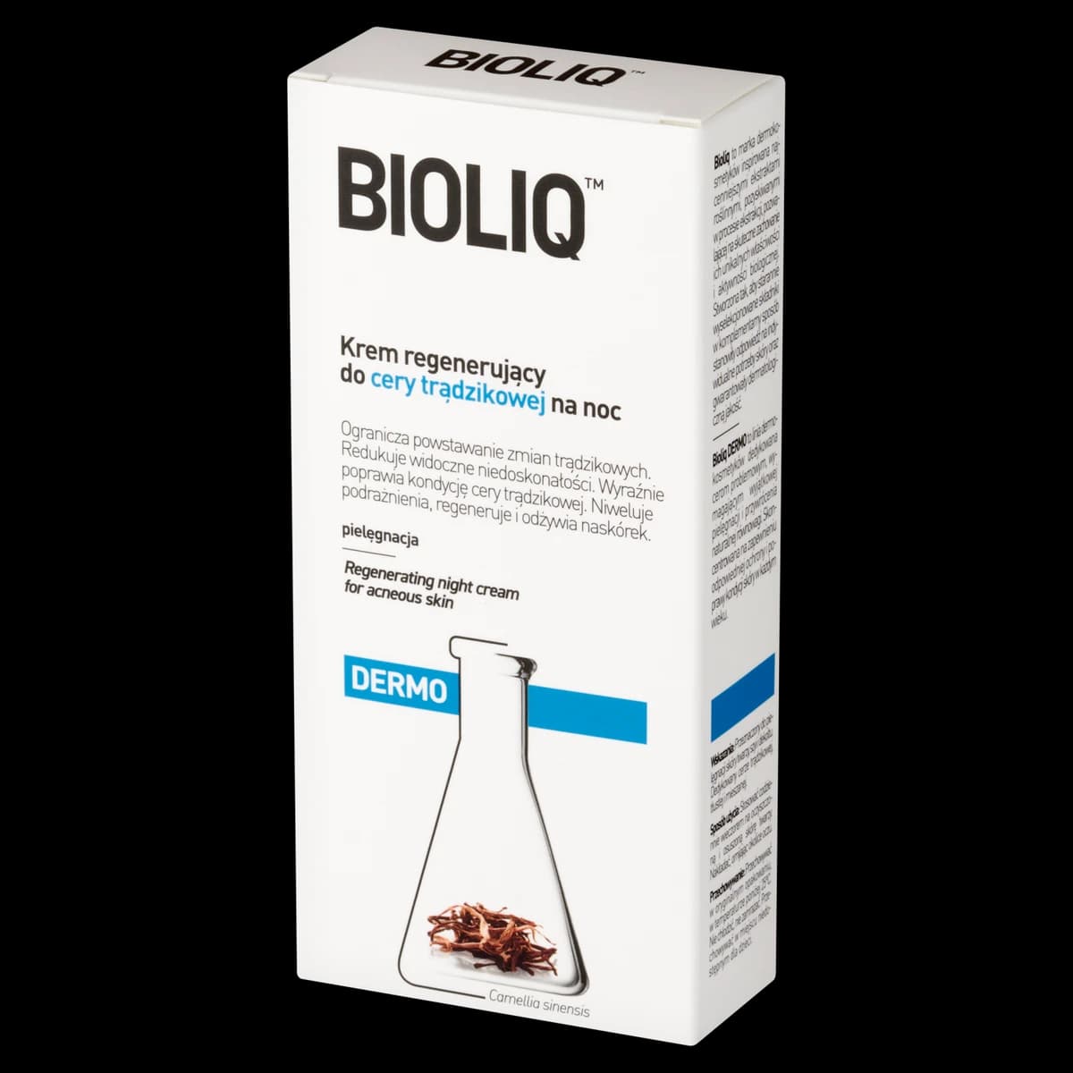 Bioliq Dermo krem regenerujący do cery trądzikowej na noc 50 ml